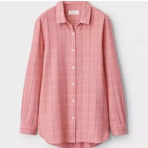 Plaid cotton shirt rag & bone size Lg